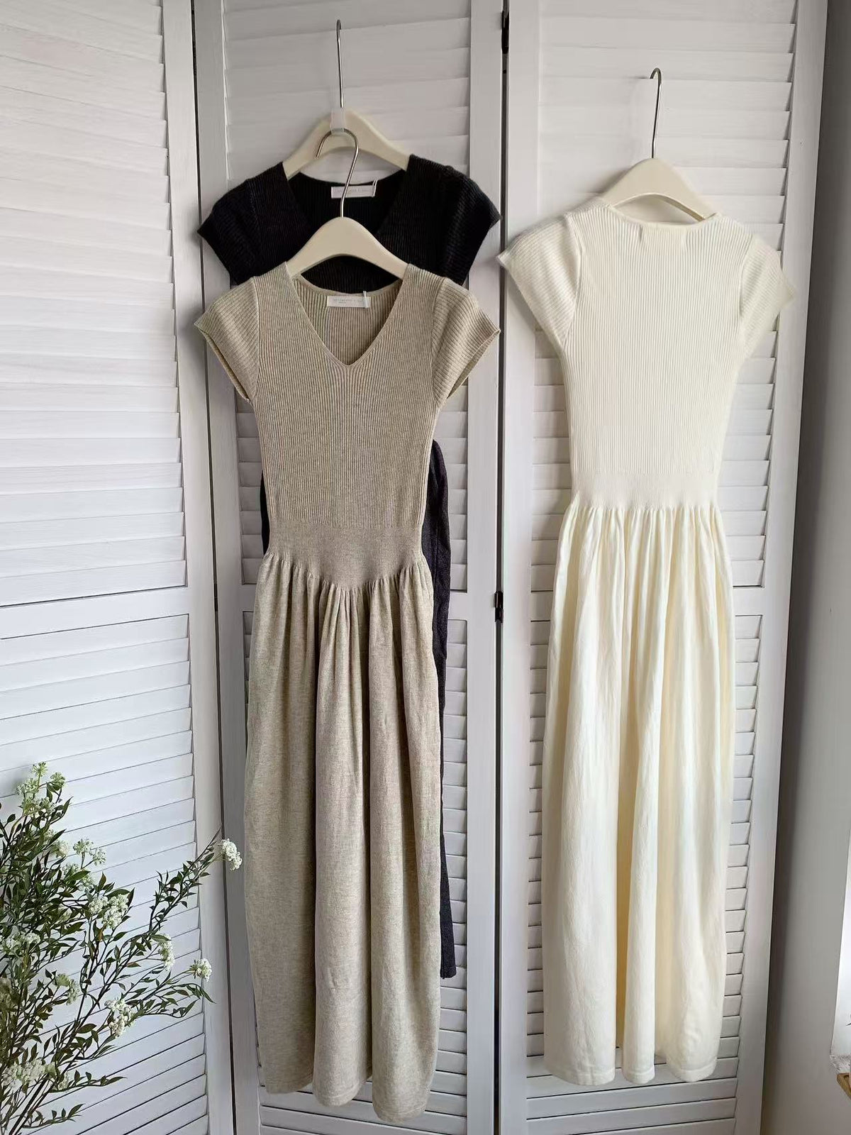 HELLO MILK TEE- 85437 短袖連衣裙