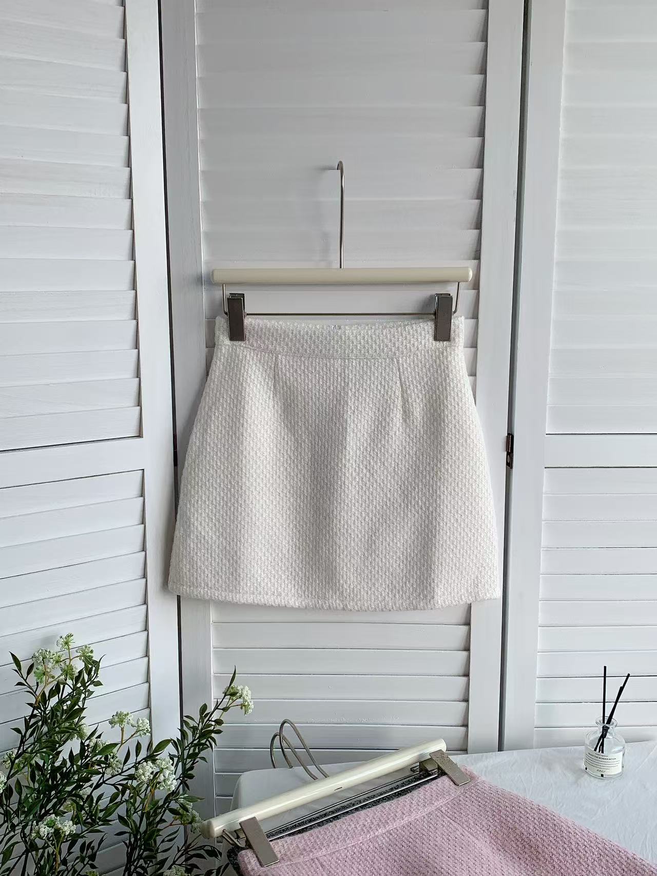 HELLO MILK TEE- 85470 針織短裙