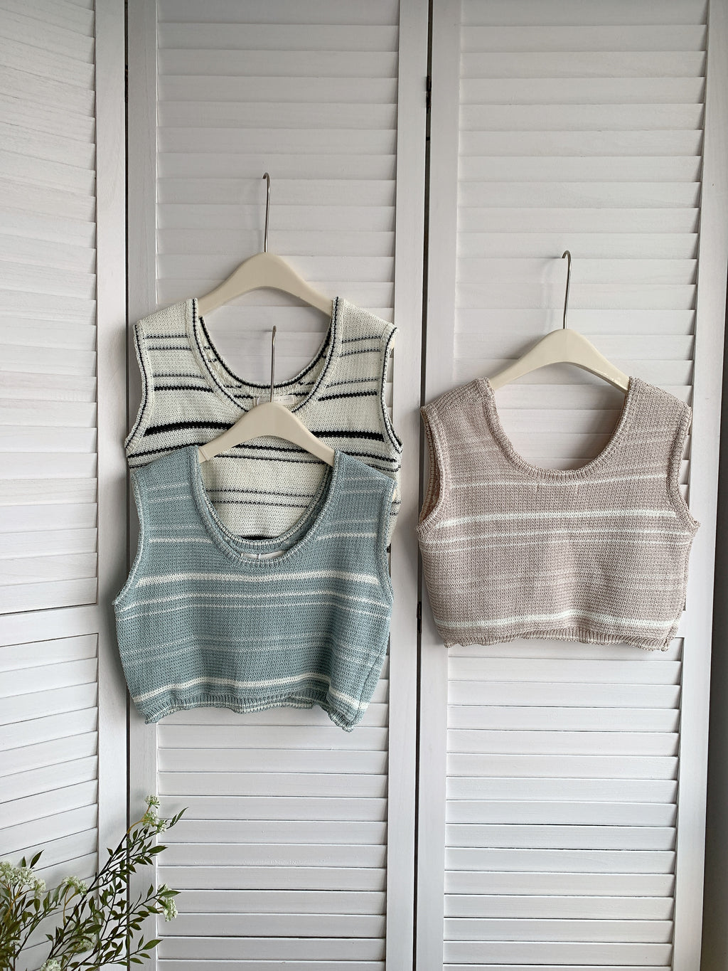 HELLO MILK TEE- 85468 百搭背心衫