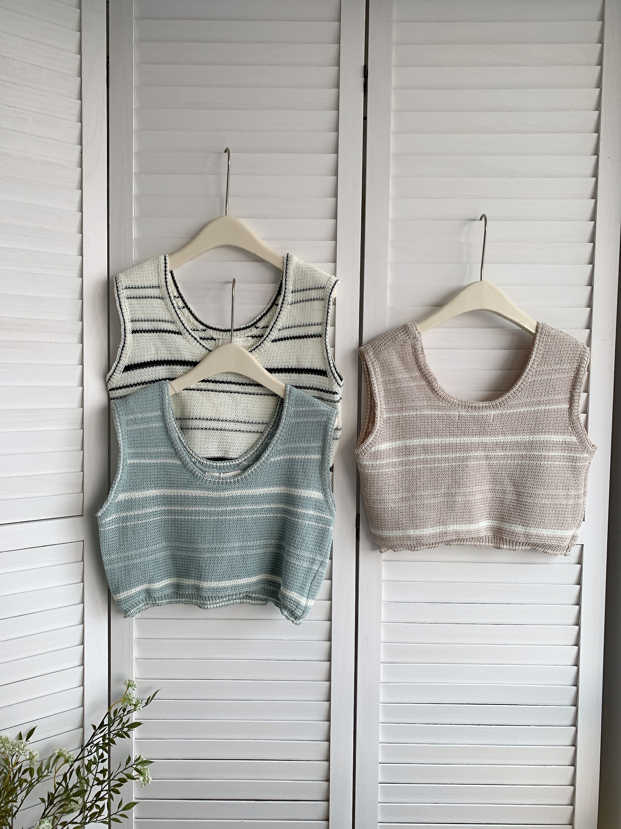 HELLO MILK TEE- 85468 百搭背心衫