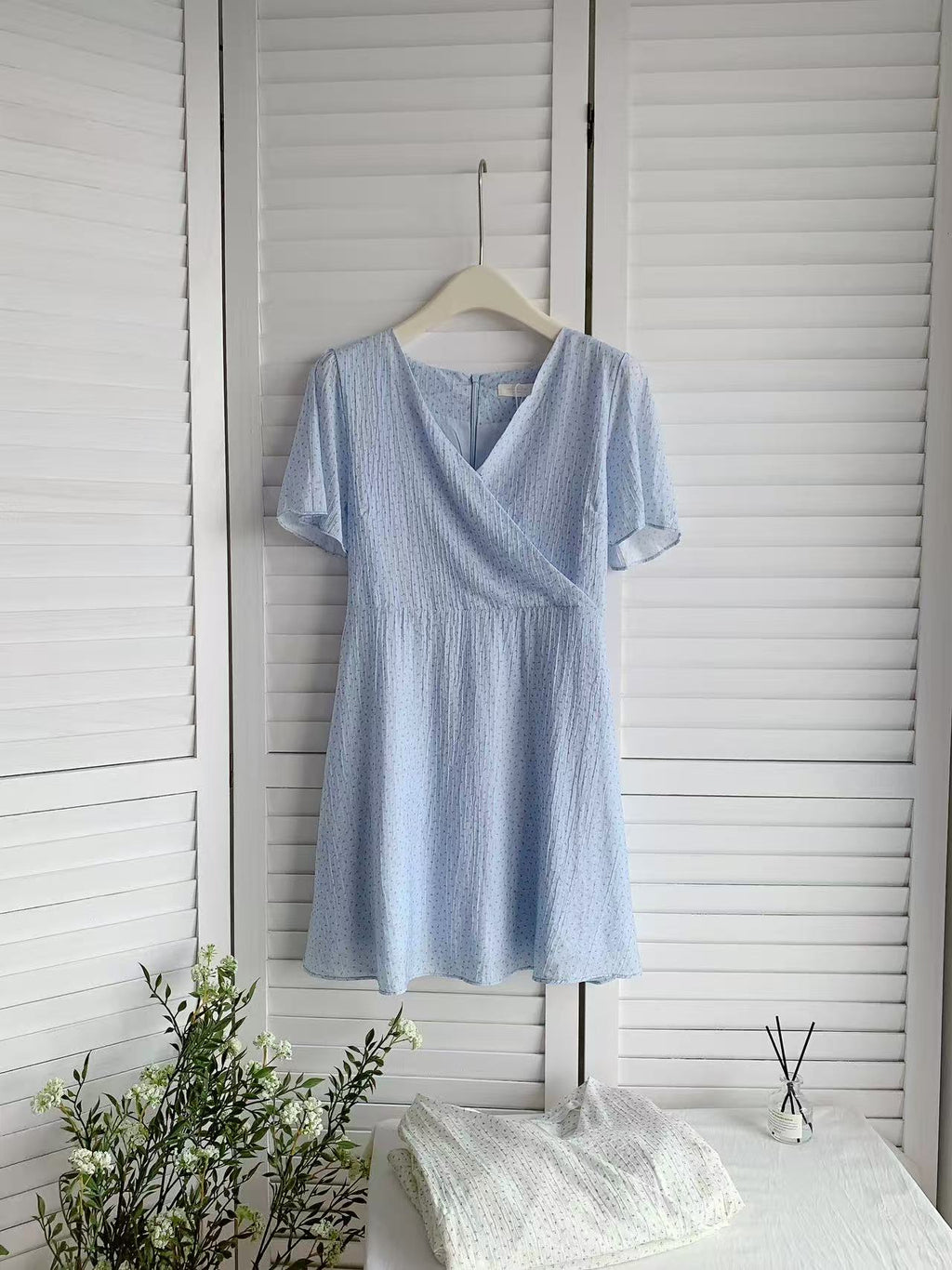 HELLO MILK TEE- 85457 質感連衣裙