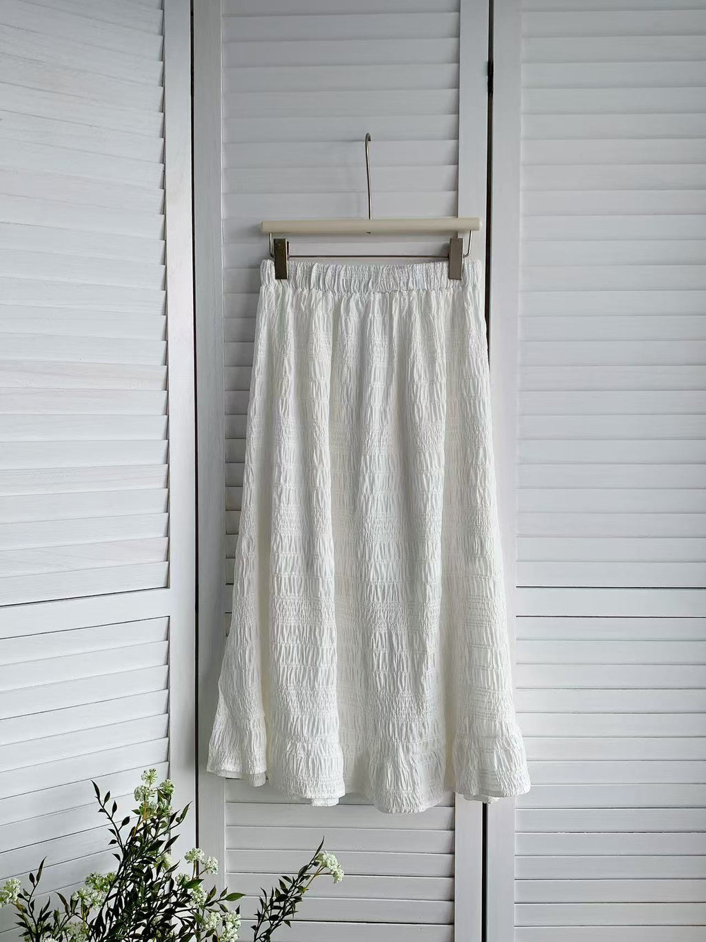 HELLO MILK TEE- 85363 韓系半裙