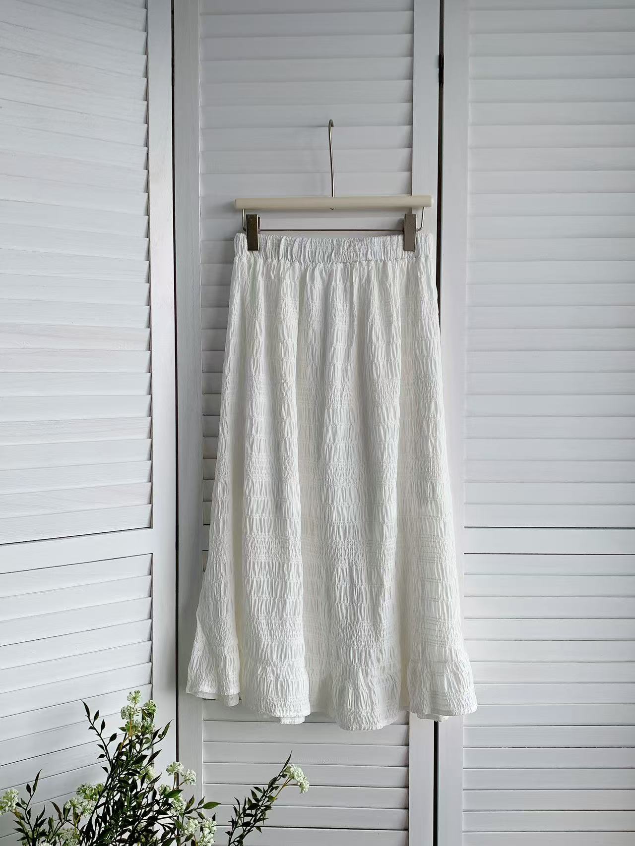 HELLO MILK TEE- 85363 韓系半裙