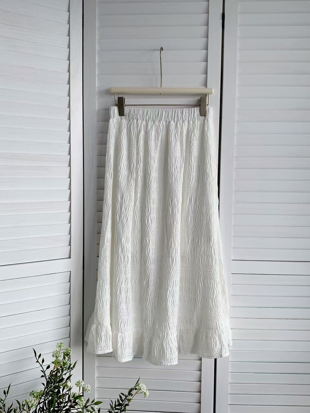 HELLO MILK TEE- 85363 韓系半裙