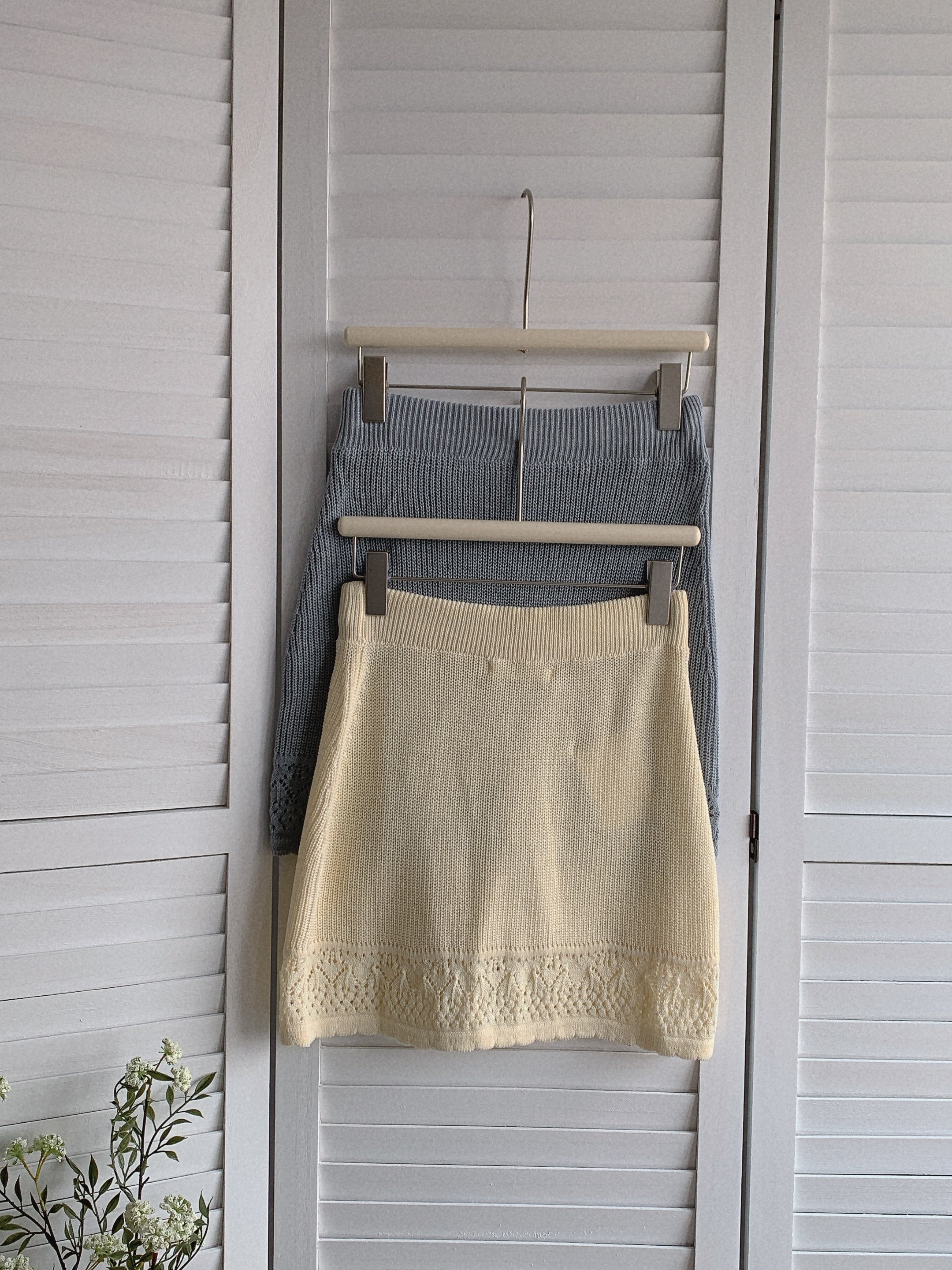 HELLO MILK TEE- 85463 針織半裙