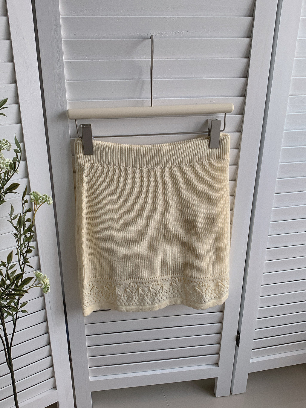 HELLO MILK TEE- 85463 針織半裙