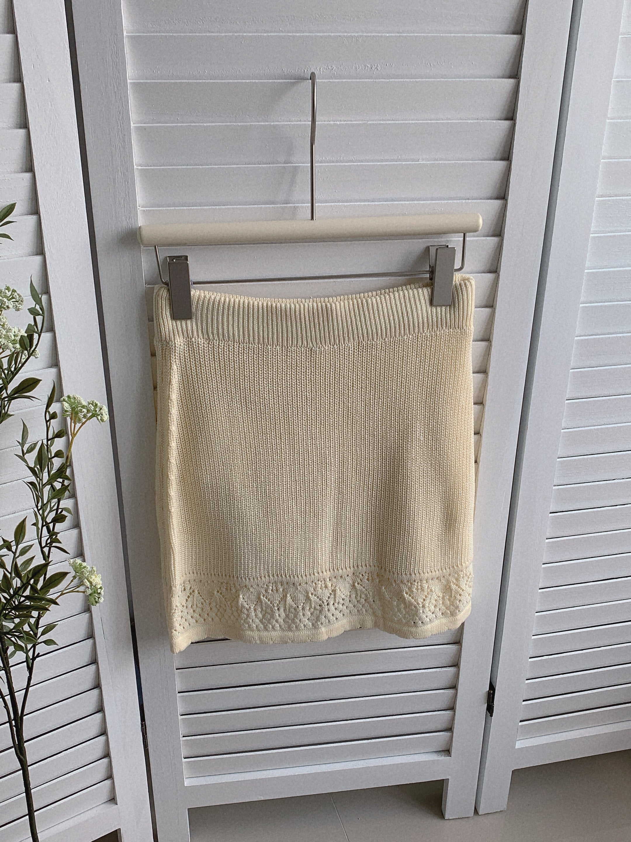 HELLO MILK TEE- 85463 針織半裙