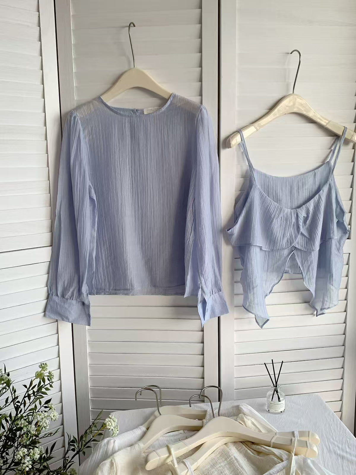 HELLO MILK TEE- 85397 氣質套裝