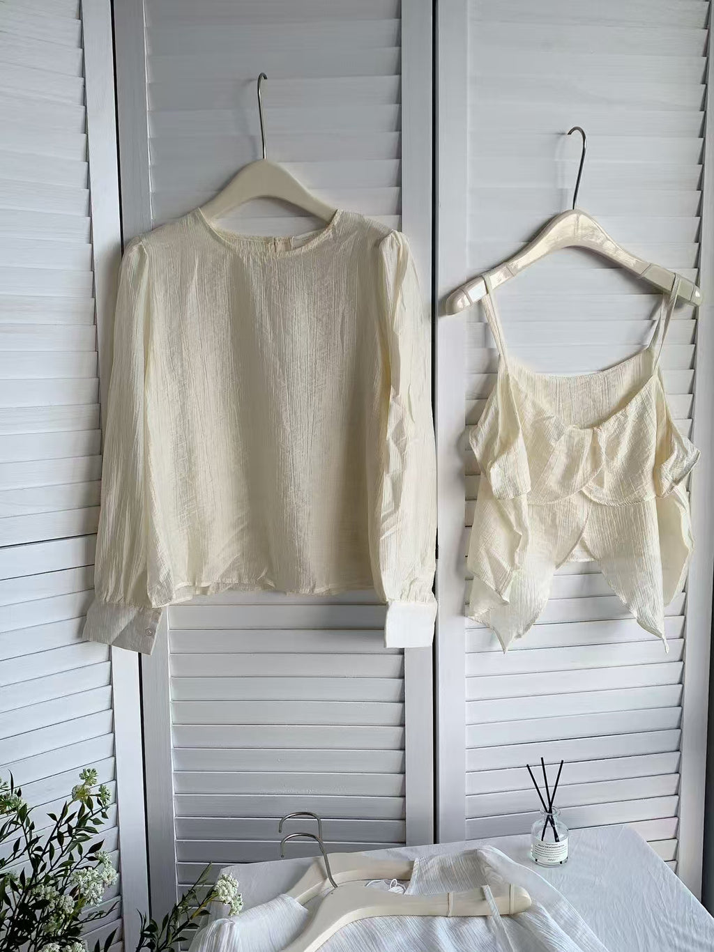 HELLO MILK TEE- 85397 氣質套裝