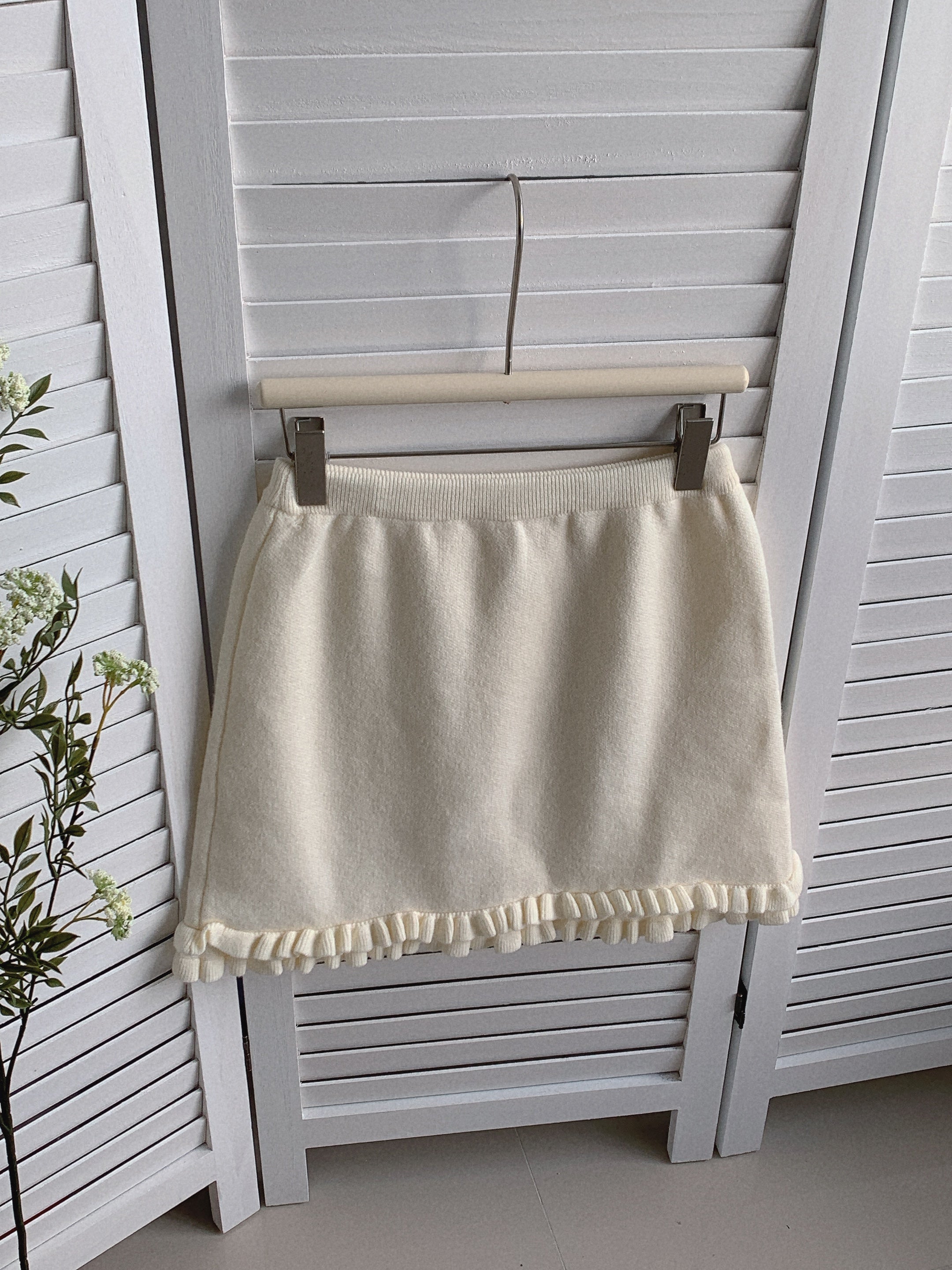 HELLO MILK TEE- 85490 花邊半裙