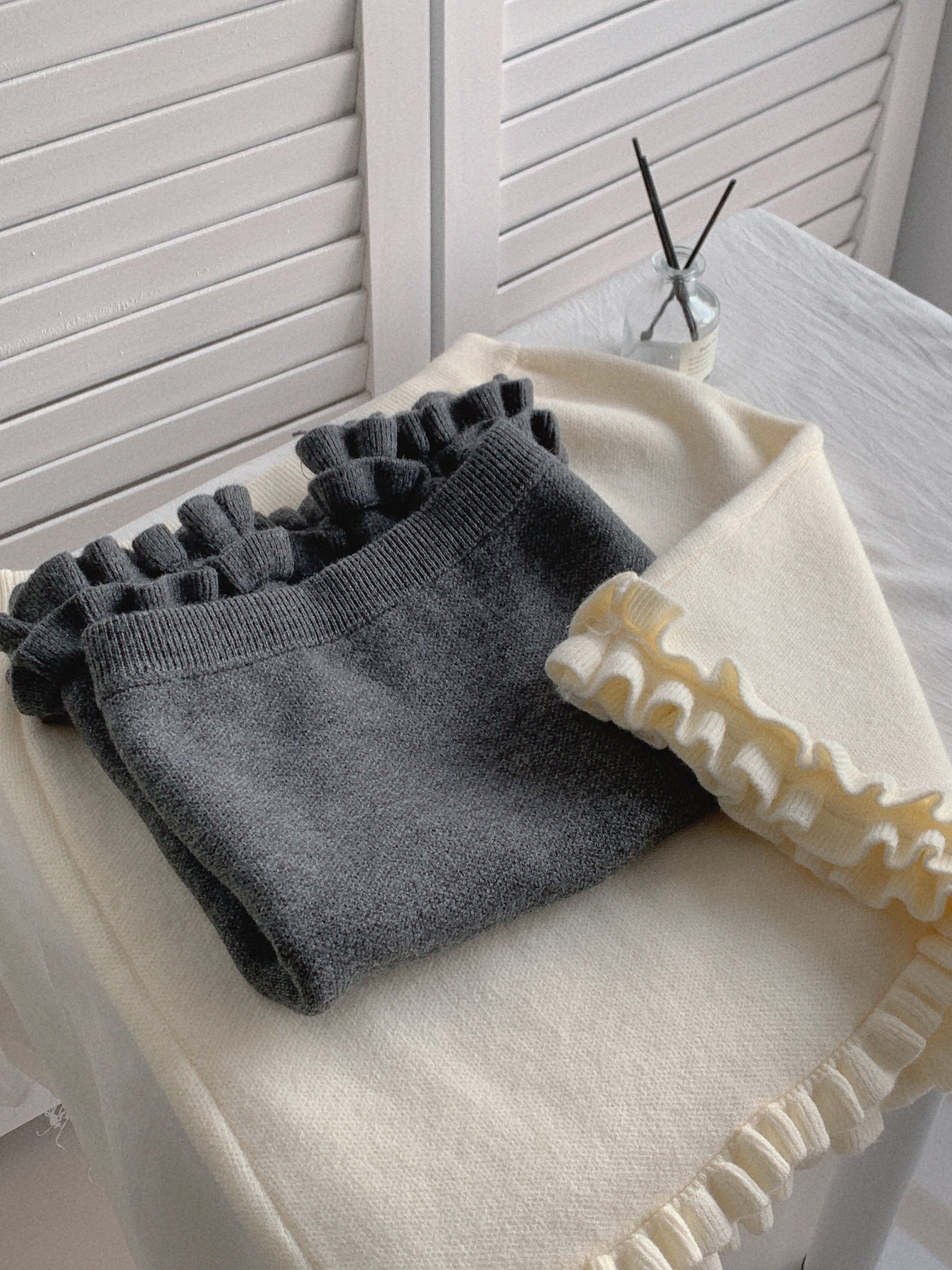 HELLO MILK TEE- 85490 花邊半裙