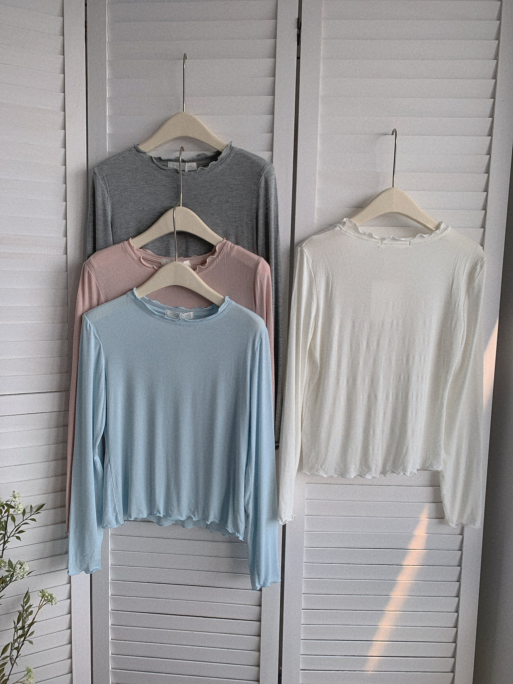 HELLO MILK TEE- 85515 簡約打底衫