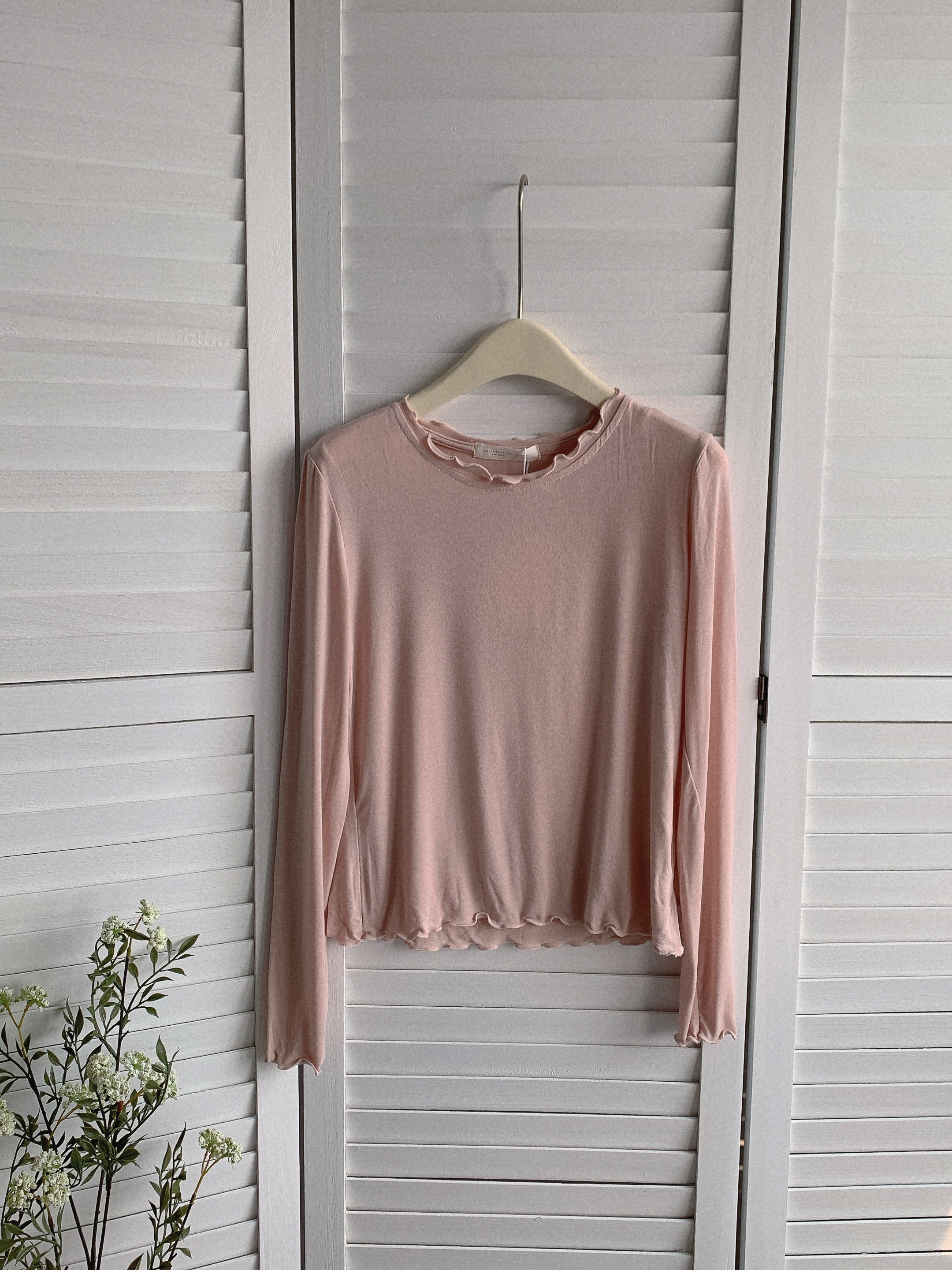 HELLO MILK TEE- 85515 簡約打底衫