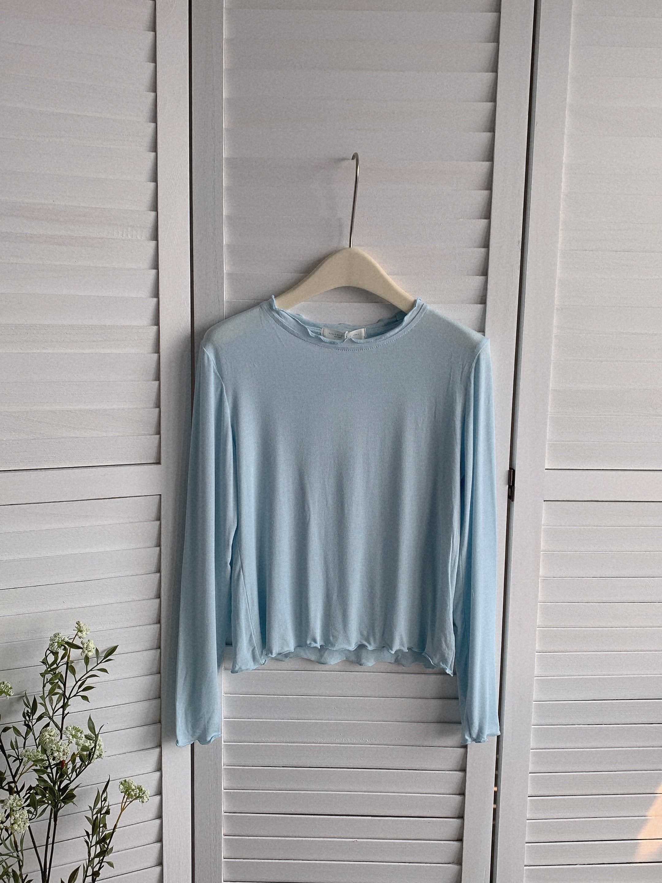 HELLO MILK TEE- 85515 簡約打底衫