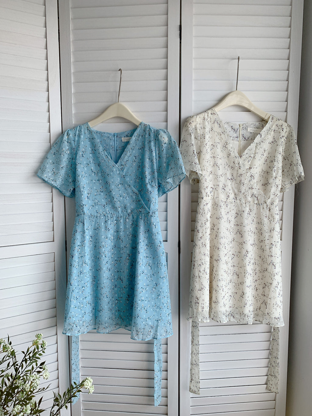 HELLO MILK TEE- 85456 碎花連衣裙