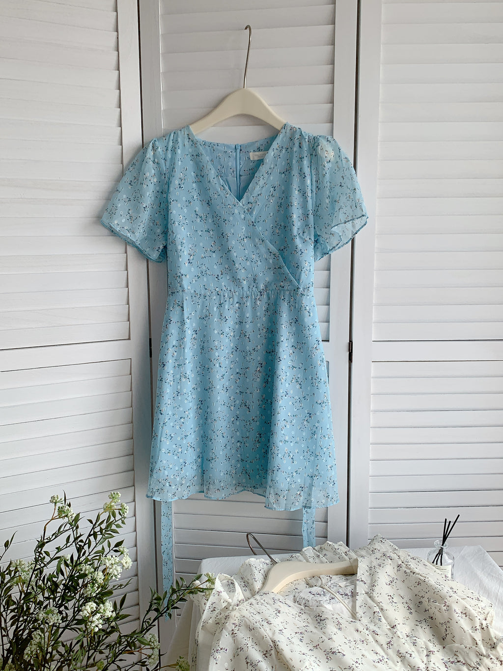 HELLO MILK TEE- 85456 碎花連衣裙