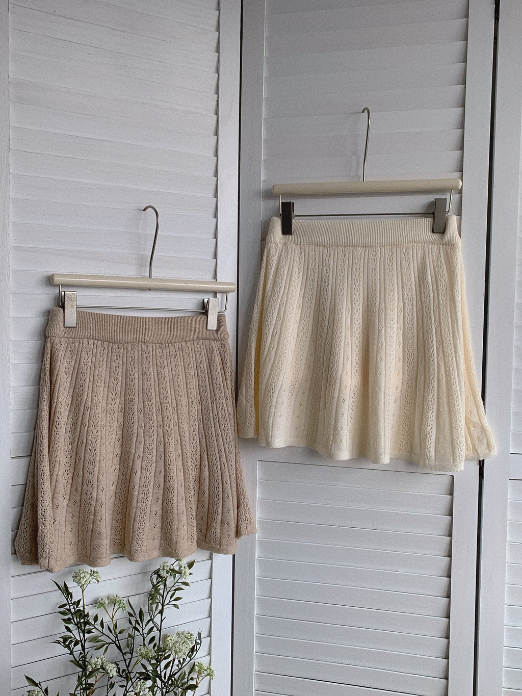 HELLO MILK TEE- 85489 針織半裙