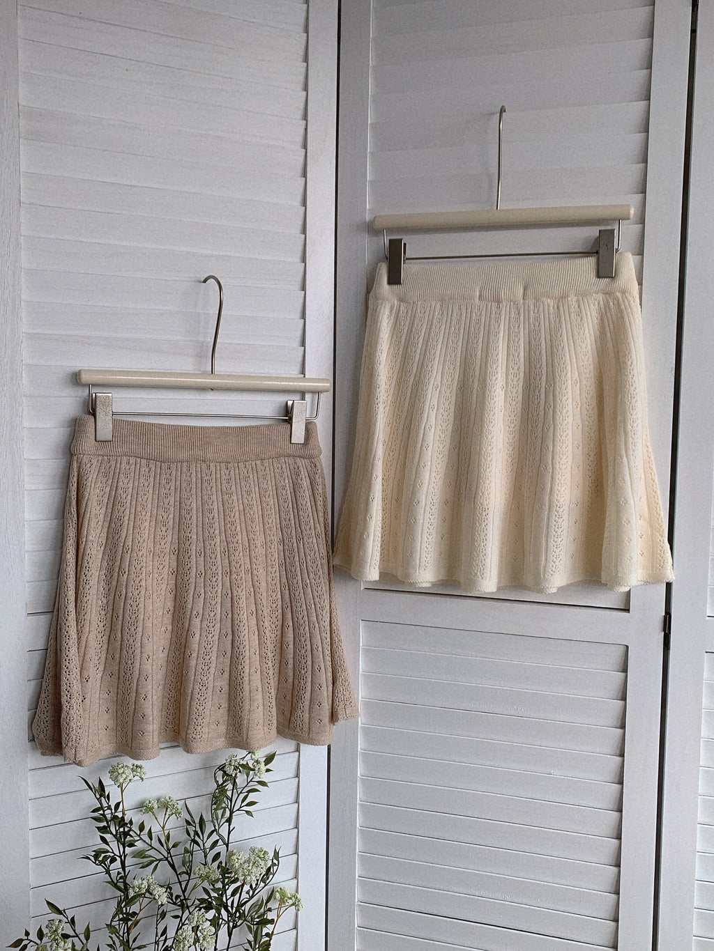 HELLO MILK TEE- 85489 針織半裙