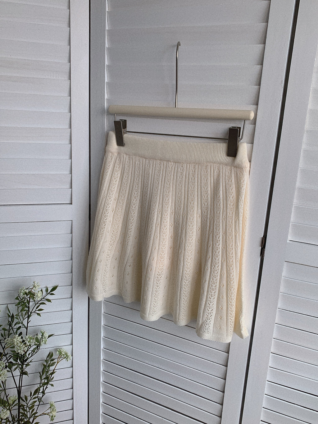 HELLO MILK TEE- 85489 針織半裙