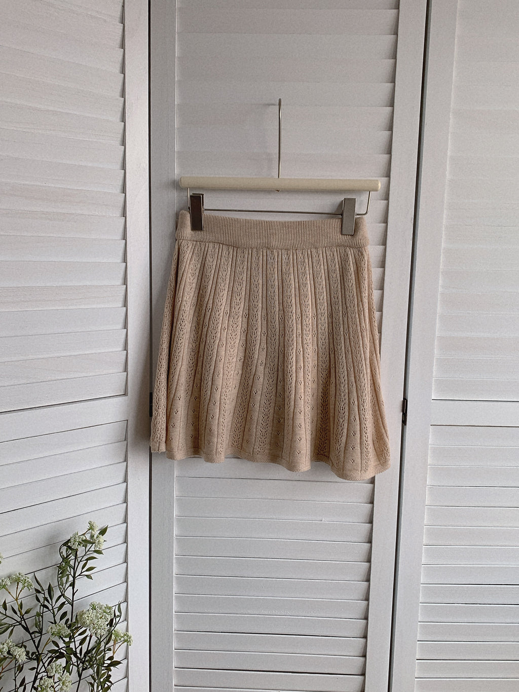 HELLO MILK TEE- 85489 針織半裙