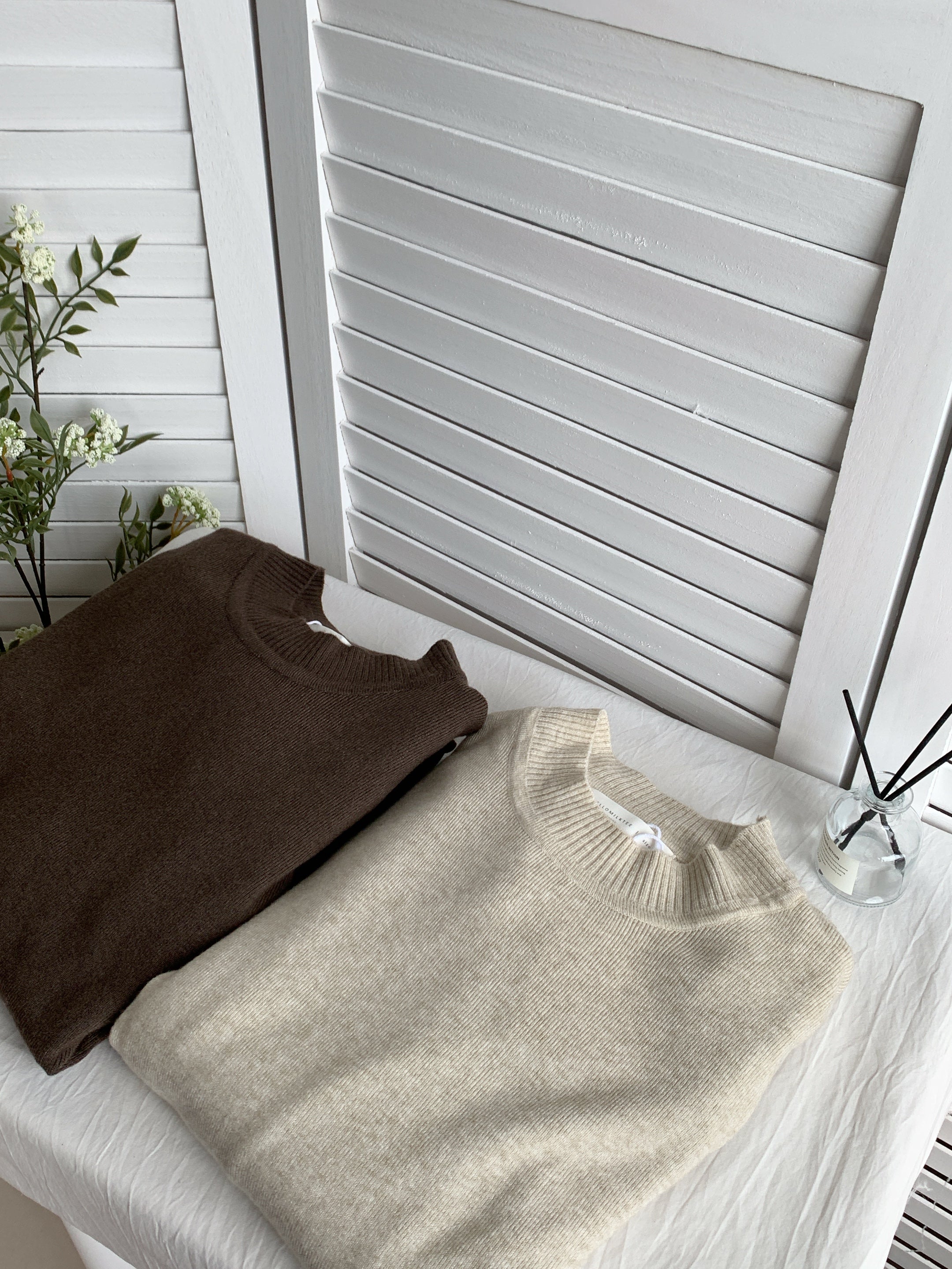 HELLO MILK TEE- 85516 圓領連衣裙