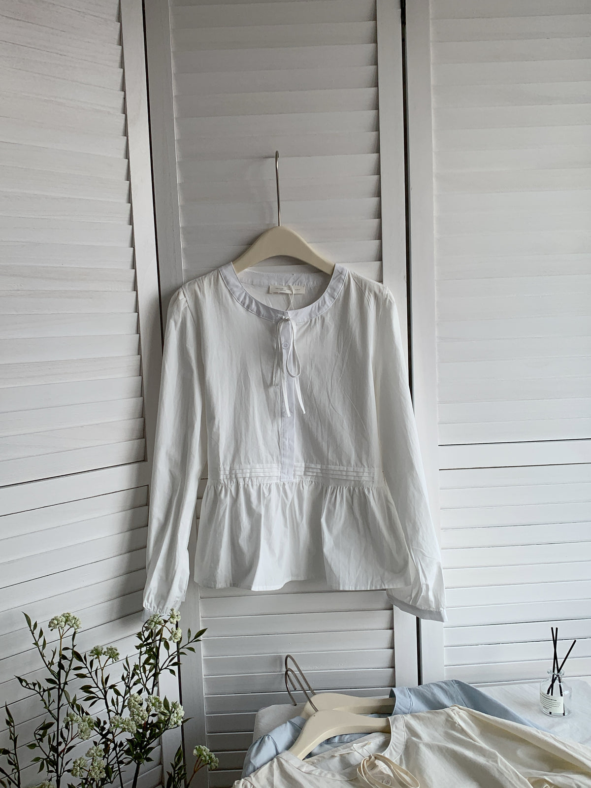 HELLO MILK TEE- 85458 韓系小衫