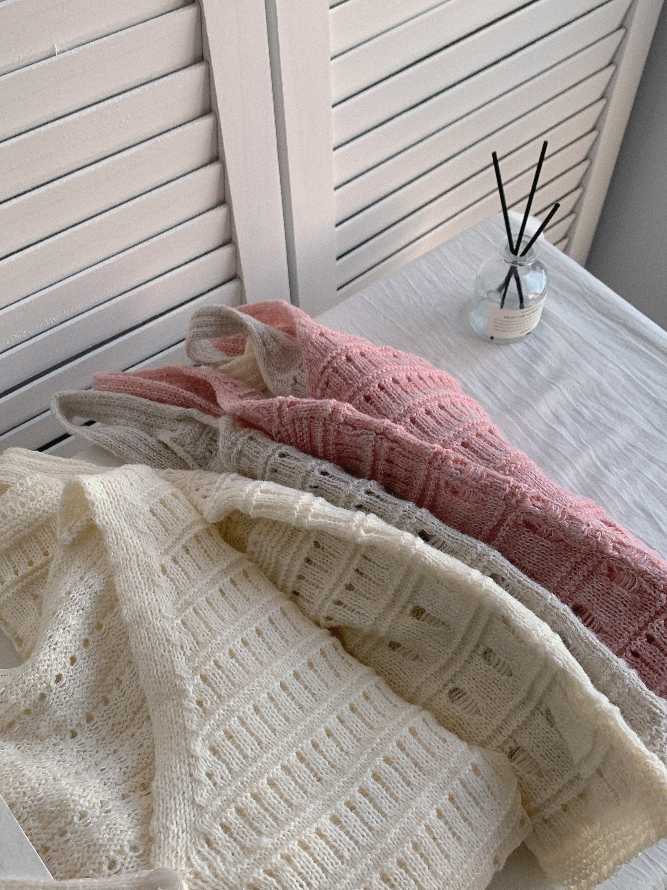 HELLO MILK TEE- 85442針織套裝