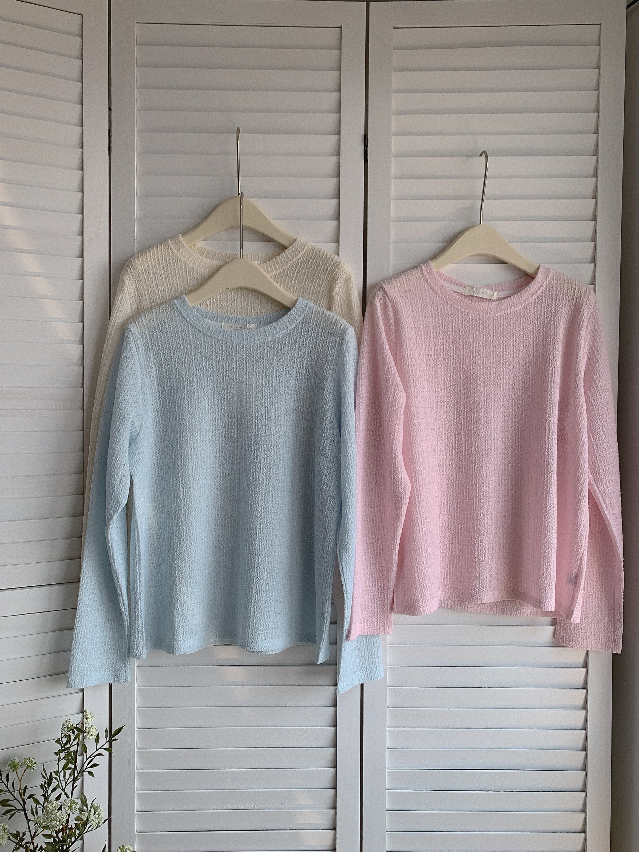 HELLO MILK TEE- 85475 圓領小衫