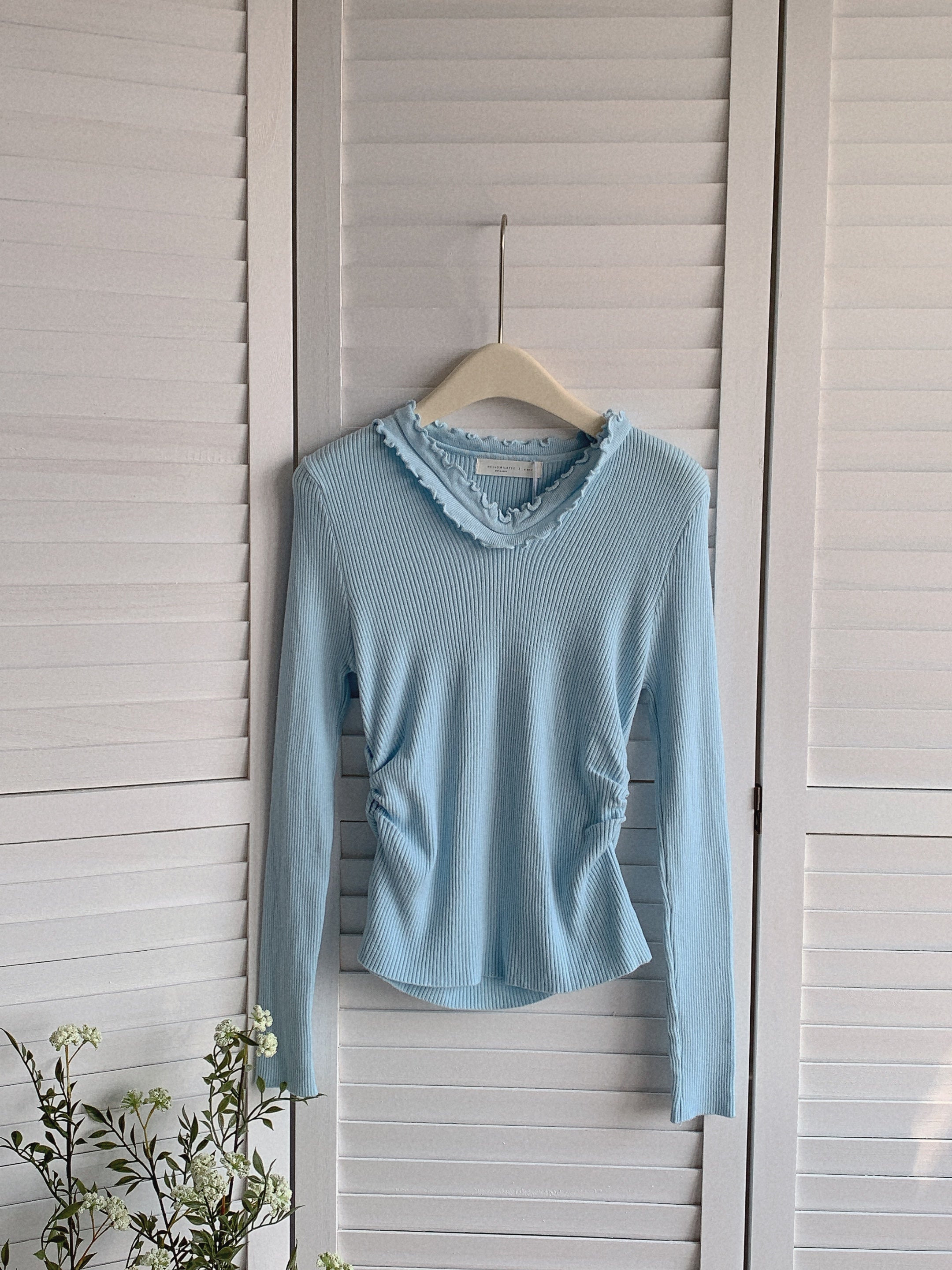 HELLO MILK TEE- 85501 韓系小衫