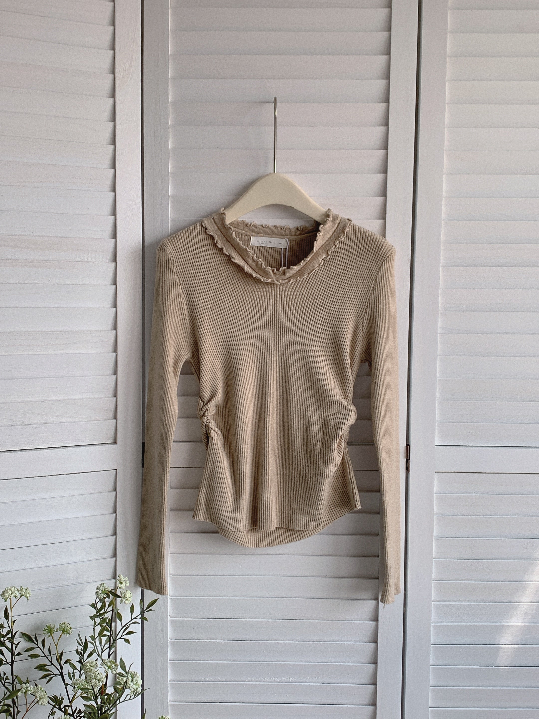 HELLO MILK TEE- 85501 韓系小衫