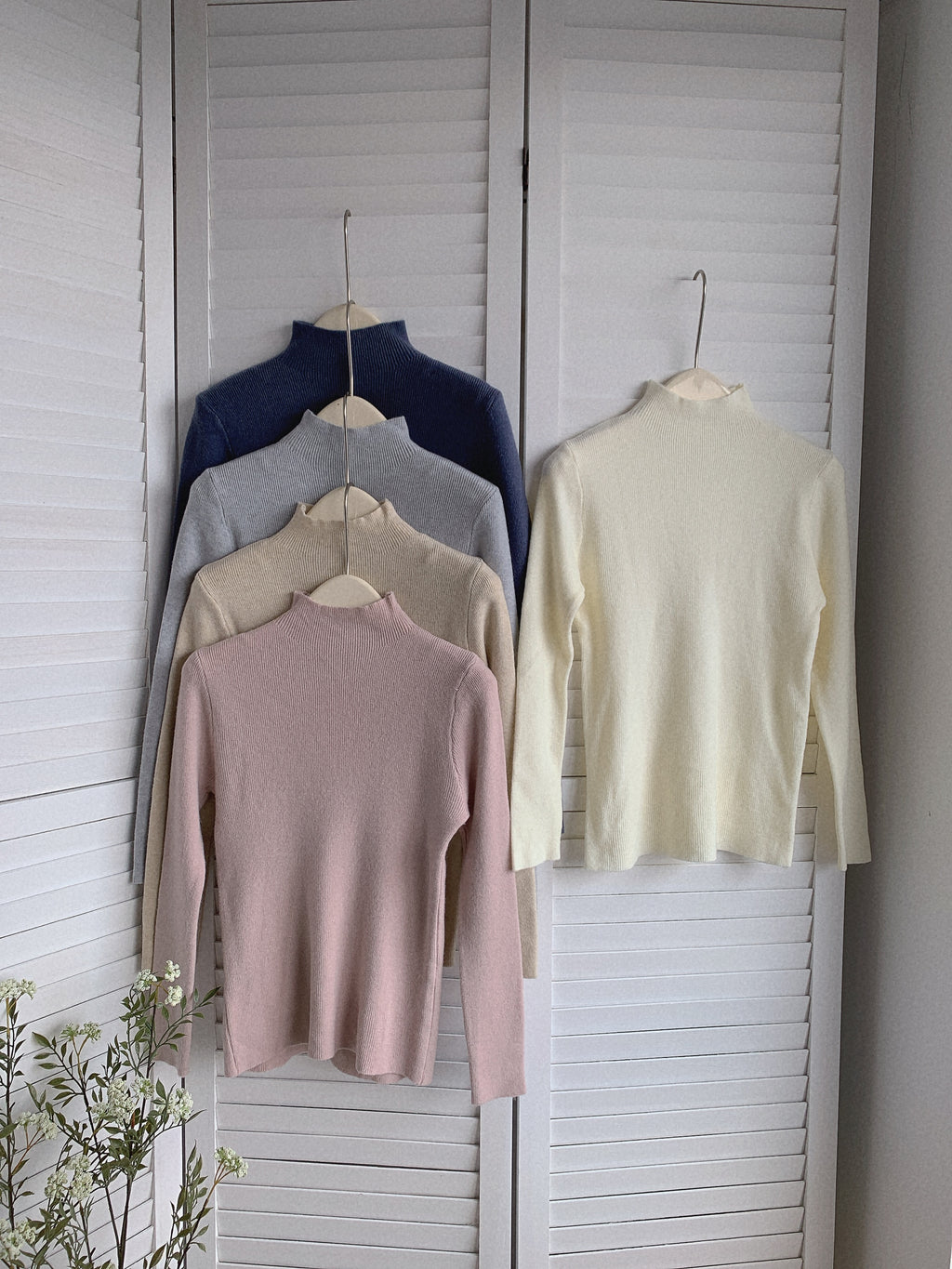 HELLO MILK TEE- 85528  中領打底