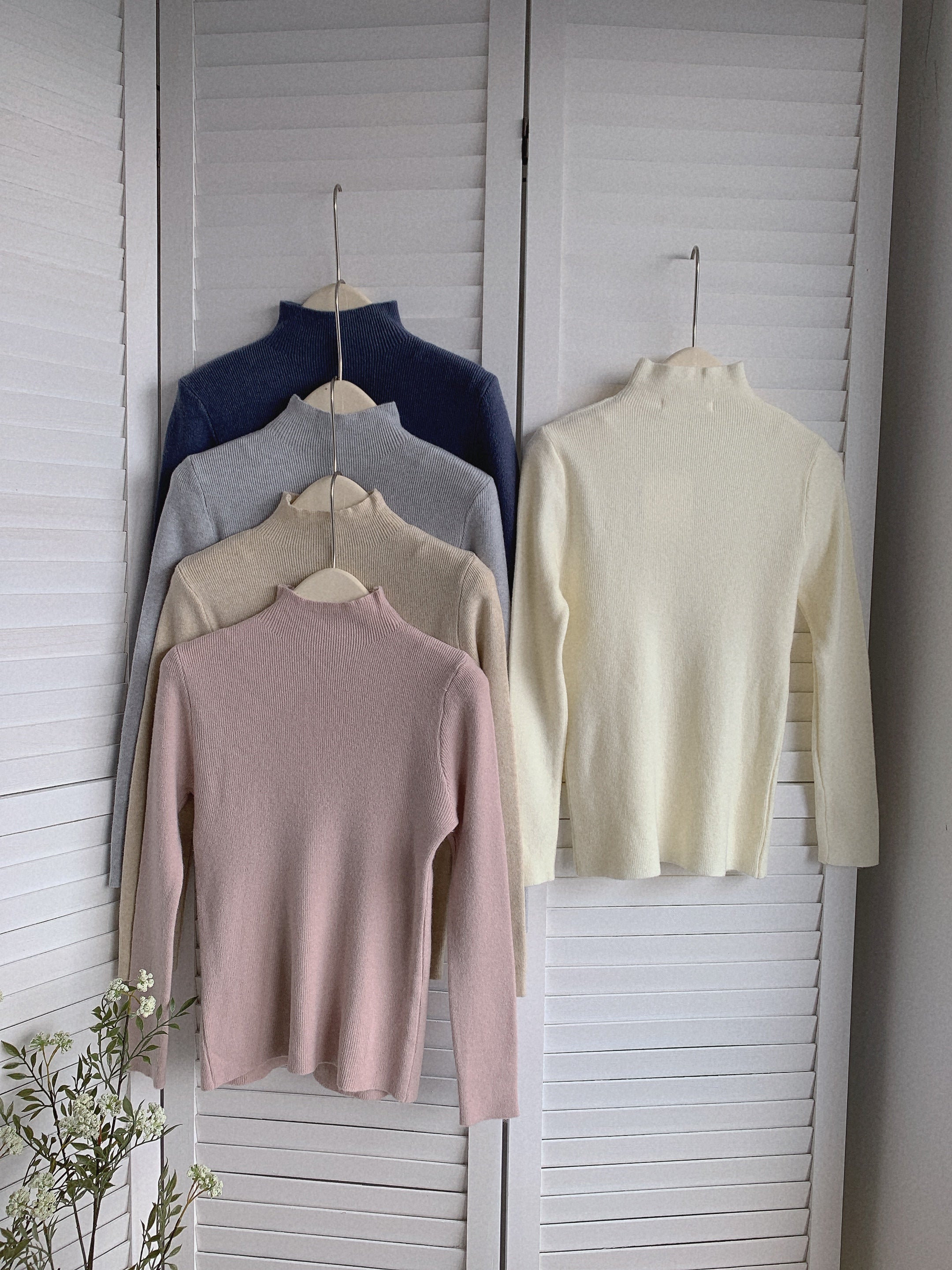 HELLO MILK TEE- 85528  中領打底