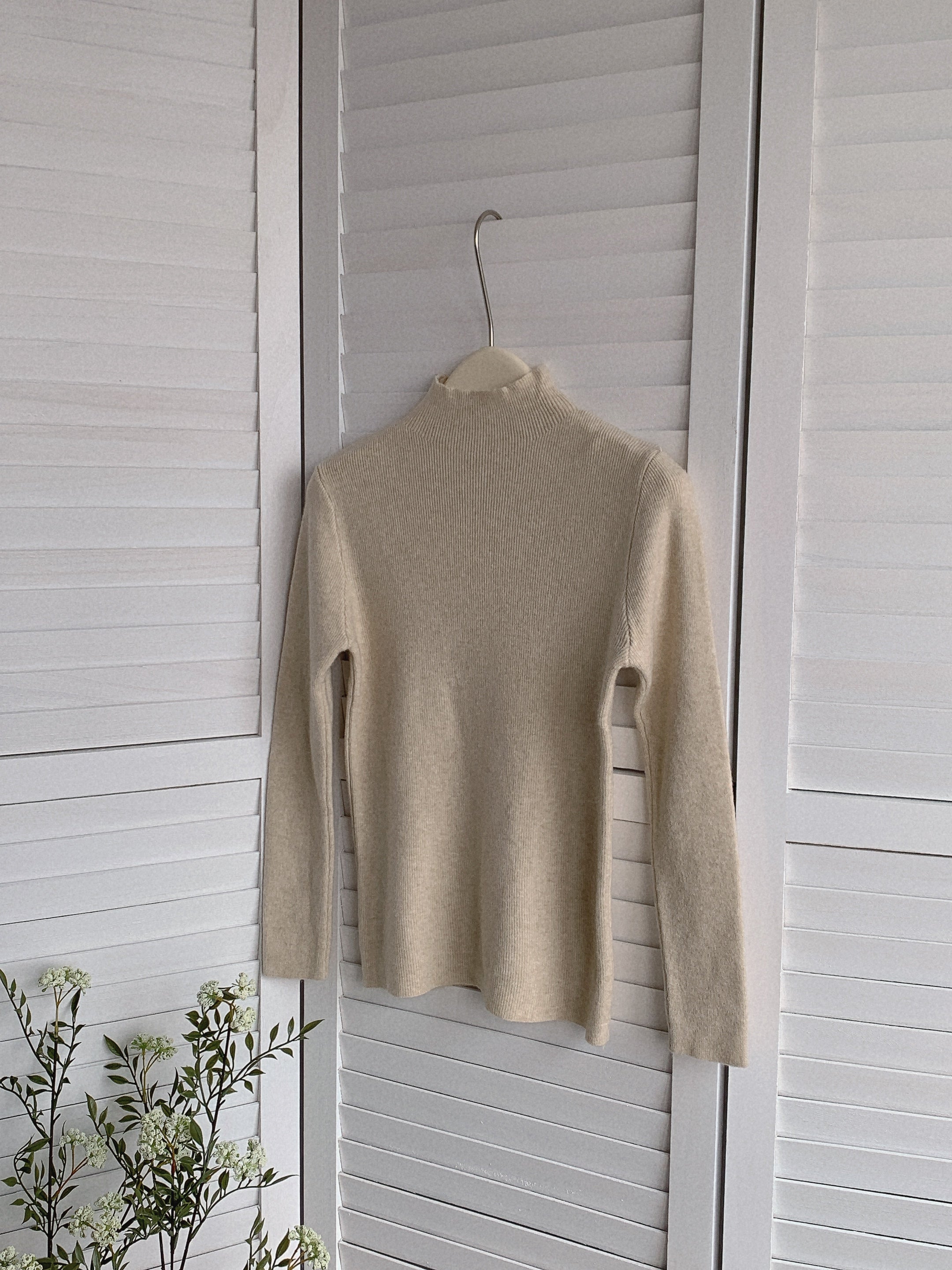 HELLO MILK TEE- 85528  中領打底