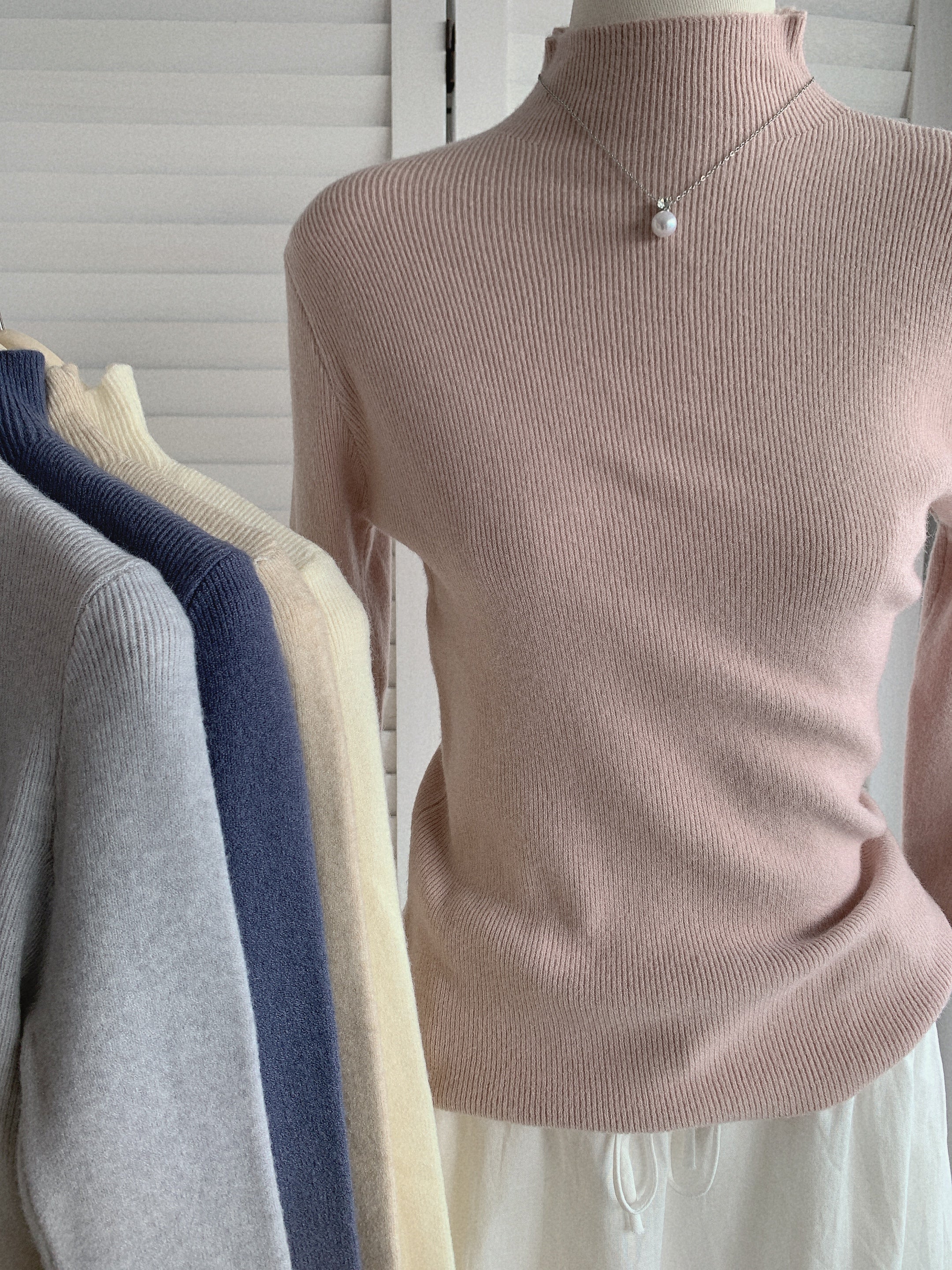 HELLO MILK TEE- 85528  中領打底