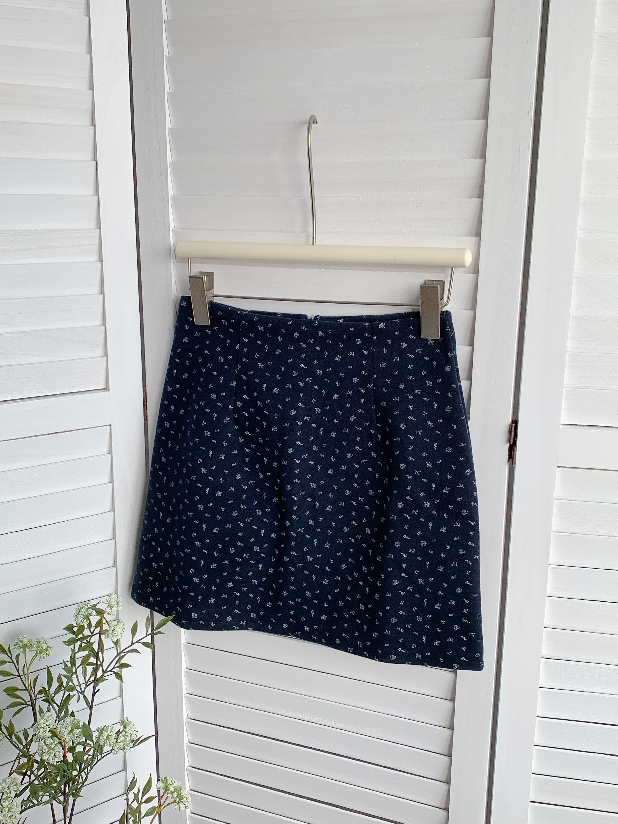 HELLO MILK TEE- 85471 碎花半裙