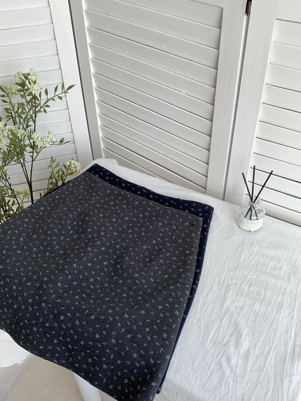 HELLO MILK TEE- 85471 碎花半裙