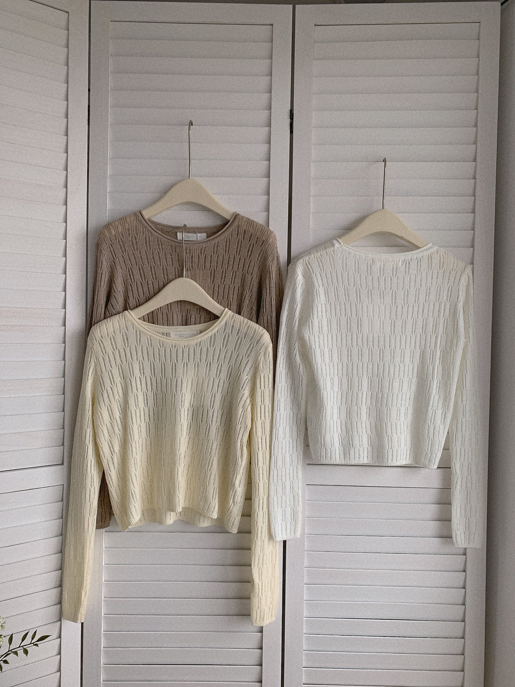 HELLO MILK TEE- 85487 圓領針織衫