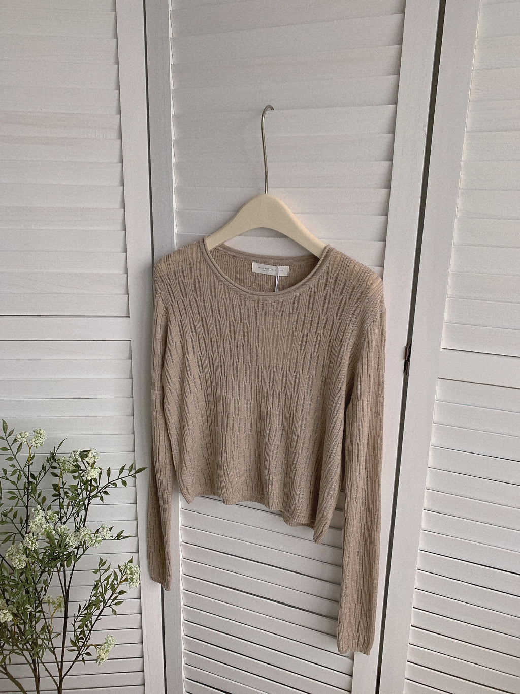 HELLO MILK TEE- 85487 圓領針織衫