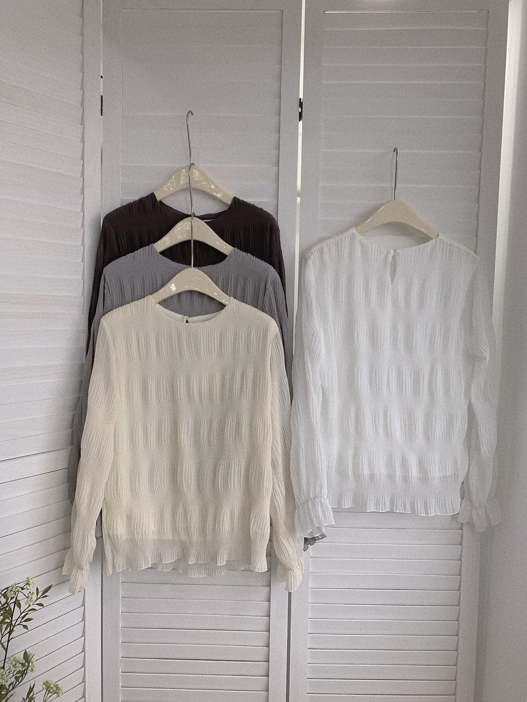 HELLO MILK TEE- 85508 氣質小衫