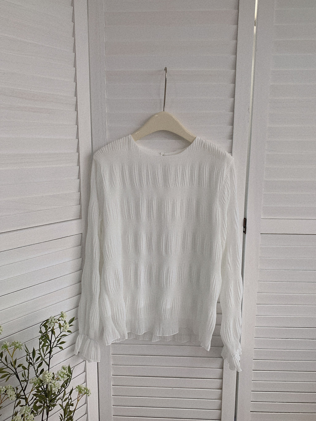 HELLO MILK TEE- 85508 氣質小衫