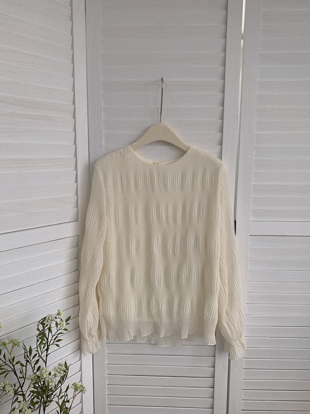 HELLO MILK TEE- 85508 氣質小衫