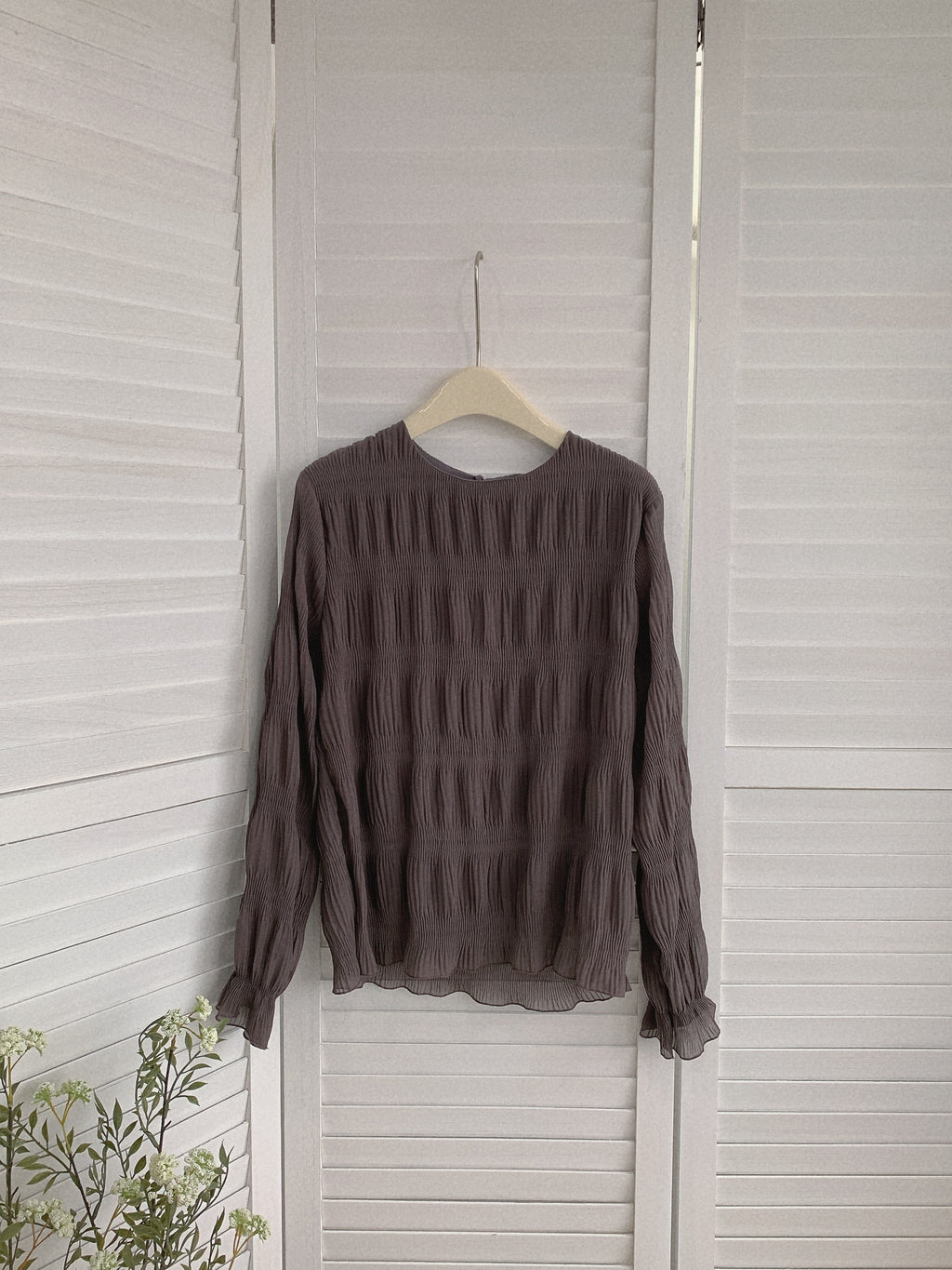 HELLO MILK TEE- 85508 氣質小衫