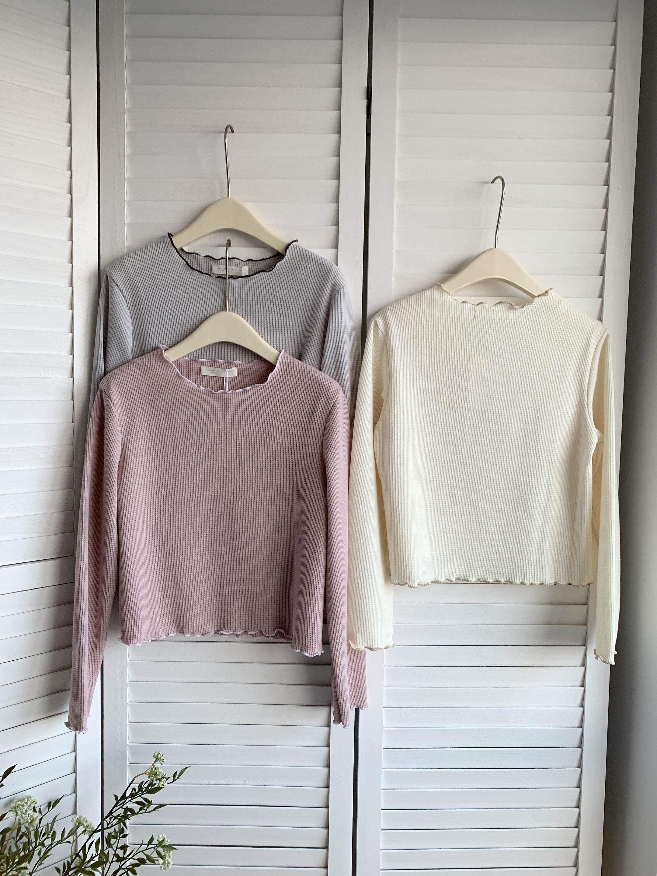 HELLO MILK TEE- 85485 簡約小衫