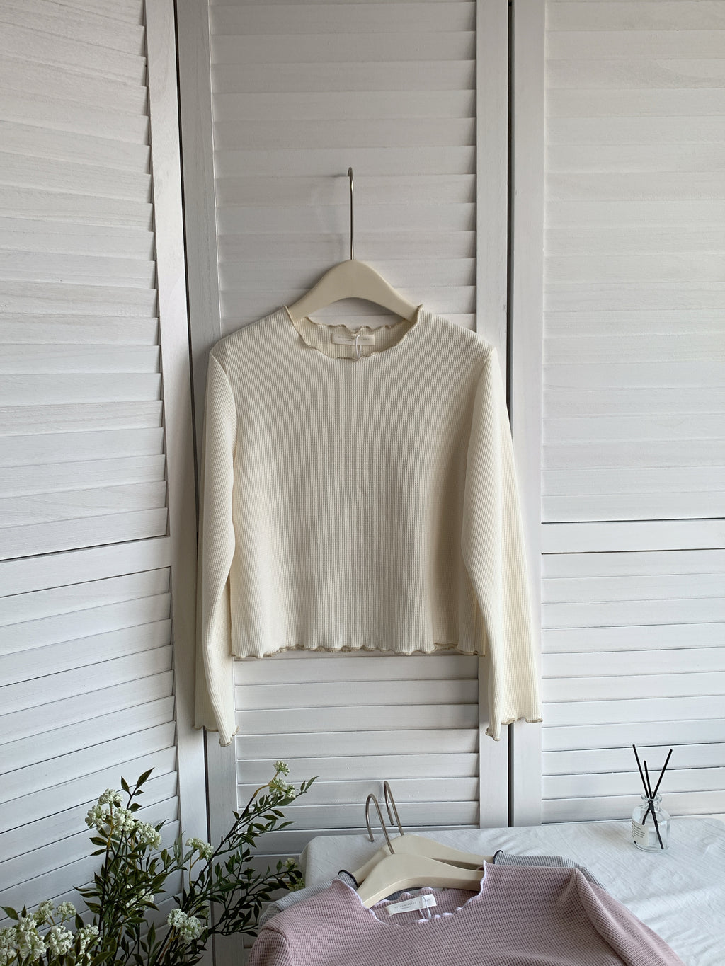 HELLO MILK TEE- 85485 簡約小衫