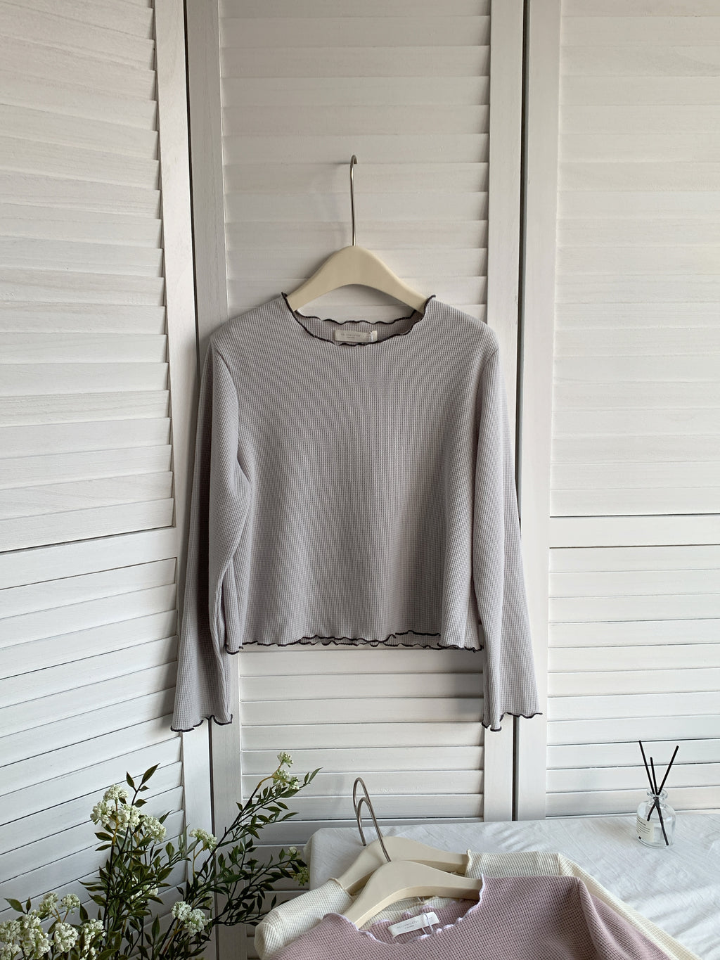 HELLO MILK TEE- 85485 簡約小衫