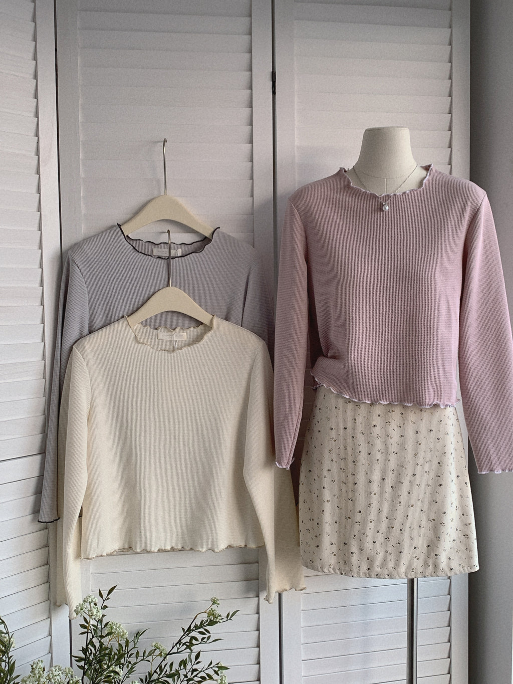 HELLO MILK TEE- 85485 簡約小衫