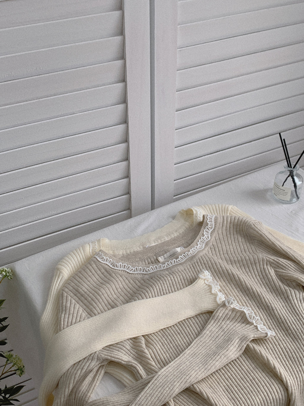 HELLO MILK TEE- 85486 拼接小衫