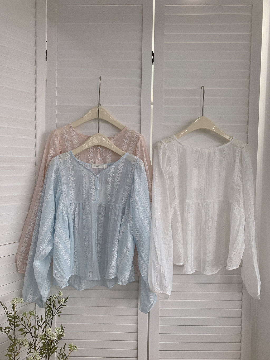 HELLO MILK TEE- 85504 法式上衣