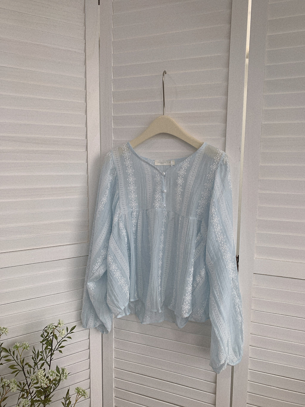 HELLO MILK TEE- 85504 法式上衣