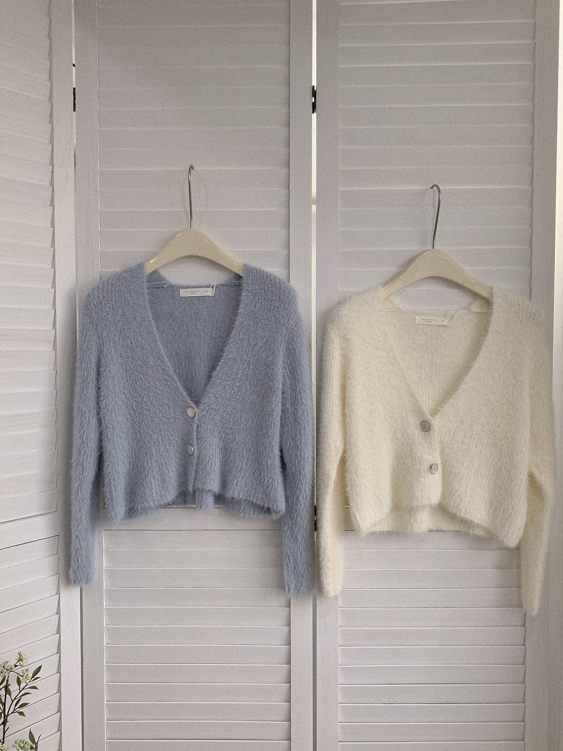 HELLO MILK TEE- 85495 毛絨小衫